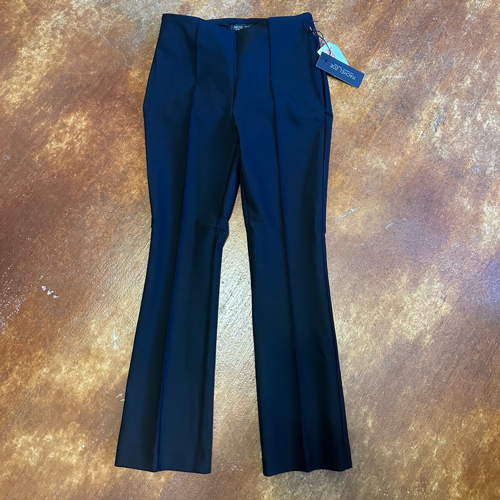 High rise, black dress pants, size 2, stretchy/relaxed fit